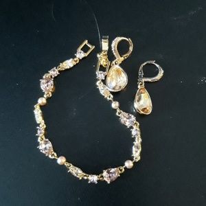 Givenchy bracelet and earring set